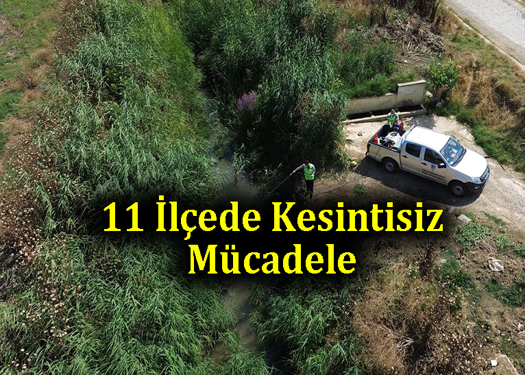 5 Bin 232 nokta ilaçlandı