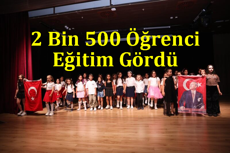 Öğrenciler sertifikalarını aldı