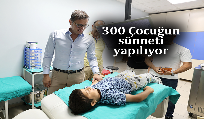 Çerkezköy Belediyesi 300 çocuğu sünnet ettiriyor