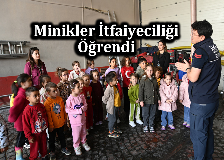 Miniklerden İtfaiyeye ziyaret