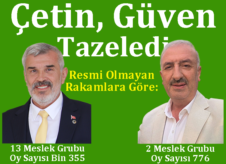 Seçimin Galibi Ahmet Çetin